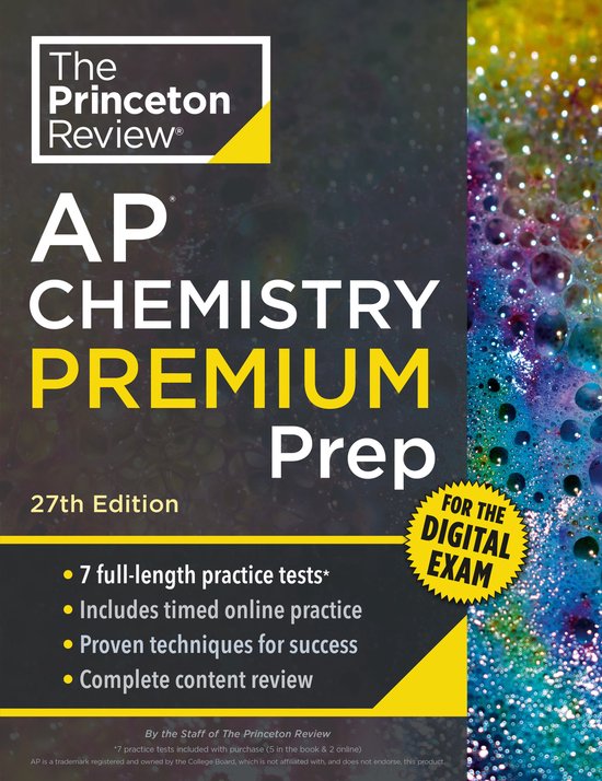 College Test Preparation- Princeton Review AP Chemistry Prem ... - cover