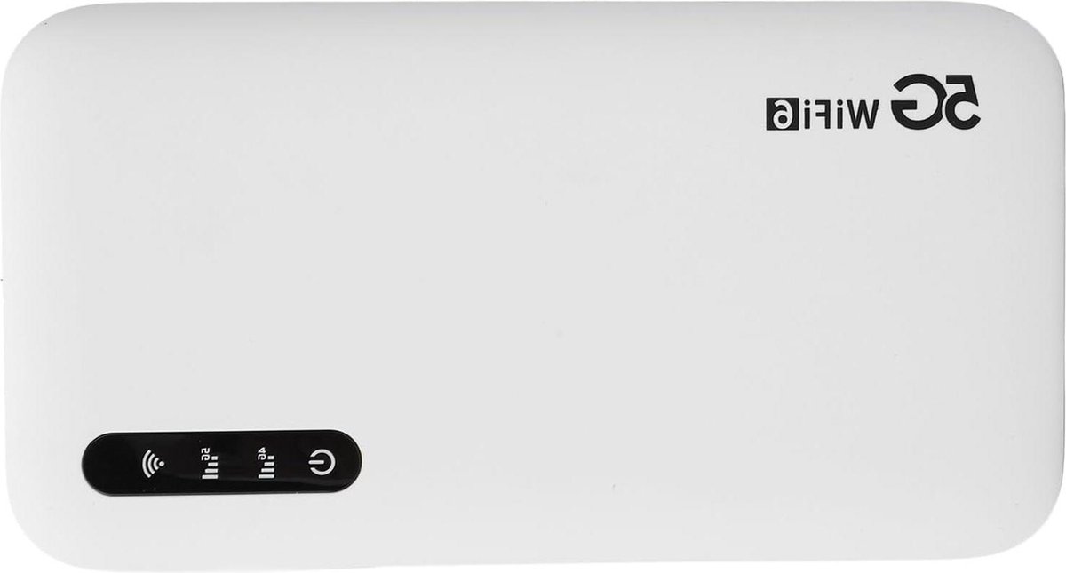 Mobiele Hotspot voor Reizen - WiFi 6 Router met Simkaartsleuf - Ondersteuning voor 16 Apparaten - Draagbaar WiFi-apparaat - 5G - 6100mAh .