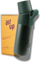 Bouteille Air Up en acier Calm Emerald kit de démarrage - Bouteille de 480 ml - Comprend 3 dosettes - kit de démarrage - hydratant - Bouteille Air Up - eau parfumée