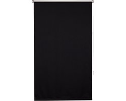 Bolt Edge Rolgordijn Deluxe - Zwart - 60x160cm - Verduisterend - Isolerend - Zonder boren