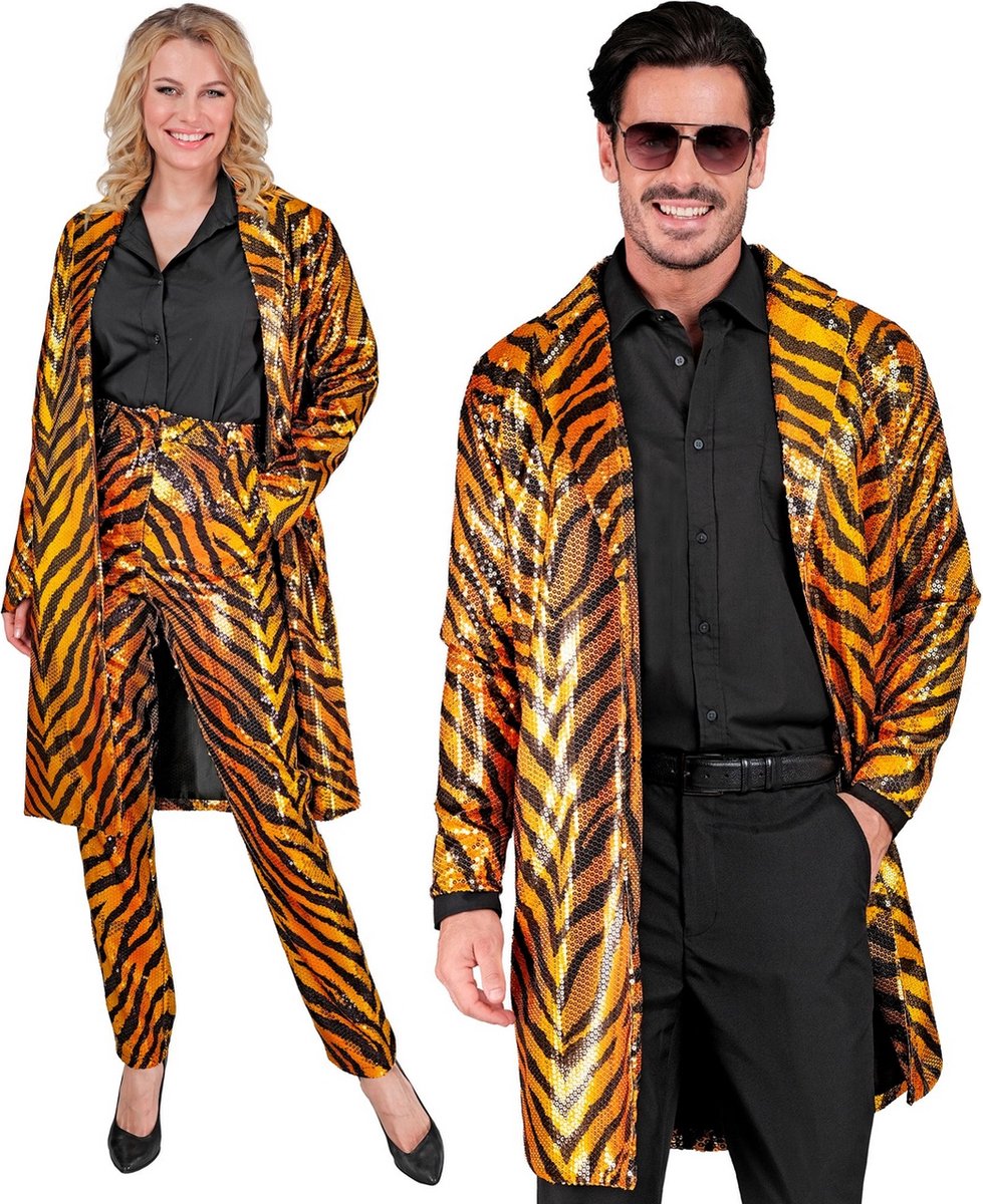 Paillettenjas tijger Teddy