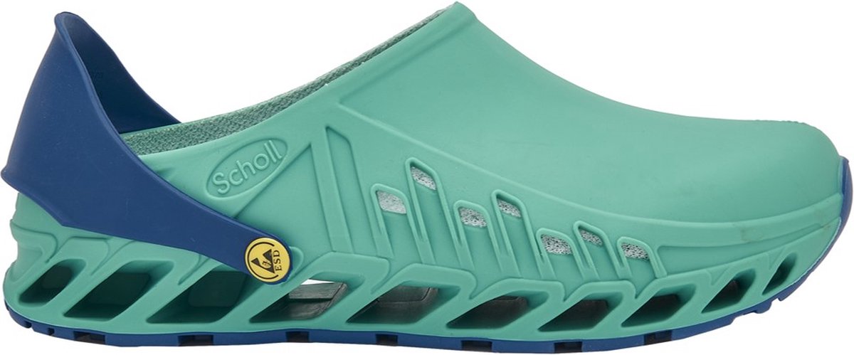Scholl Medische Klomp Evoflex Tpr Unisex - Smaragd/Blauw