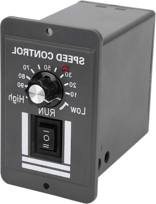 Fyearfly DC-Motor Drehzahlregler 12-60V, 20A – Mit Wendeschalter Für Vorwärts/Rückwärts, Einstellbar