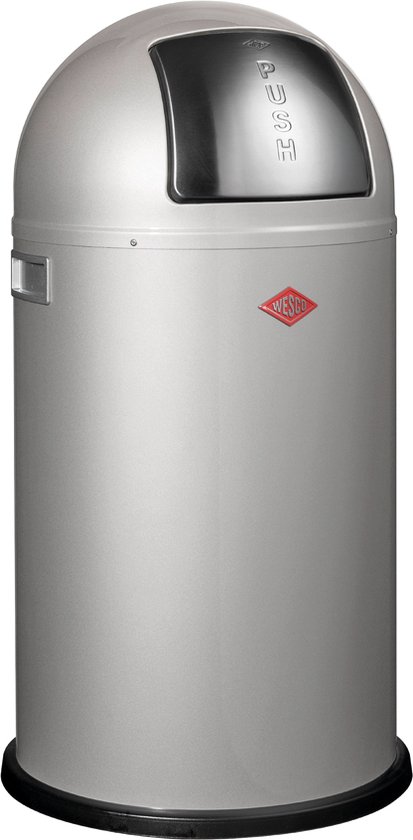Wesco Pushboy Prullenbak - Afvalbak Wesco - 50 Liter - Grafiet
