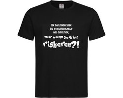 T-shirt Unisex Volwassenen Lol - carnaval - kermis - feestje - grappig - humor - Tekst 