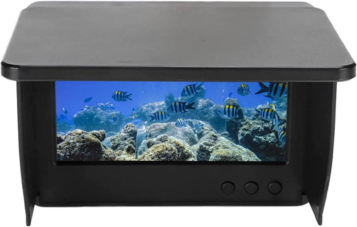 Fishfinder-scherm 5.0IN IPS-scherm voor viscamera - Zonneklep - 1500Cd - 800X480 resolutie - CVBS - 8000mAh oplaadbare batterij .