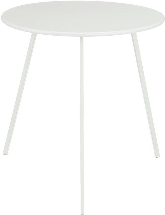 Table de jardin Mica Decorations Seatle - 50x50x50 cm - Fer - Wit