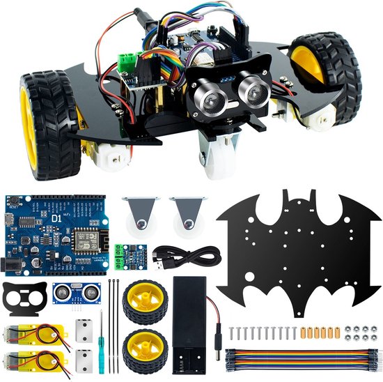 SyncGear 2WD Robot Bouwpakket Geschikt Voor Arduino - Robot ...