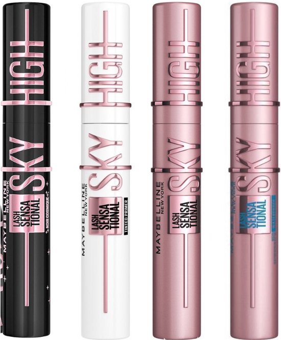 Maybelline New York - Lash Sensational Sky High - Cosmic Black - Zwart - Lengte Mascara - Eindeloos lengte en natuurlijk volume - 7,2 ml