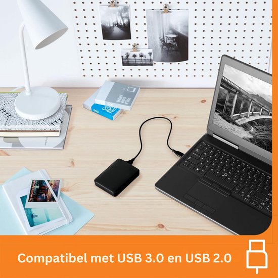 ApexArte® Externe Harde Schijf 2 TB - Zwart van Merkloos — afbeelding 4
