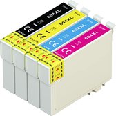 Boxstuff Inkt geschikt voor 604XL - Compatibel met Epson 604 XL - Inkt Cartridge 4-pack voor Epson Expression Home XP-2200 / XP-2205 / XP-3200 / XP-3205 / XP-4200 / XP-4205 / Workforce WF-2910 / WF-2930 / WF-2935 / WF-2950 - Pack Kleur en Zwart