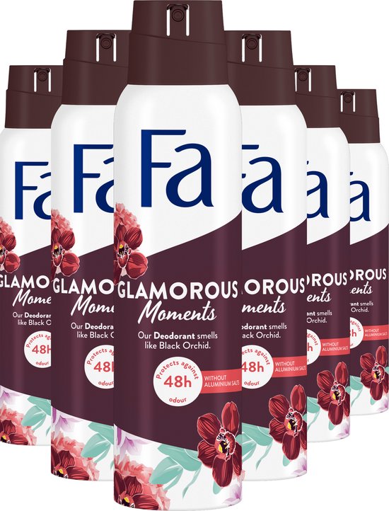 Fa Glamorous Moments Deo spray 6x 150ml