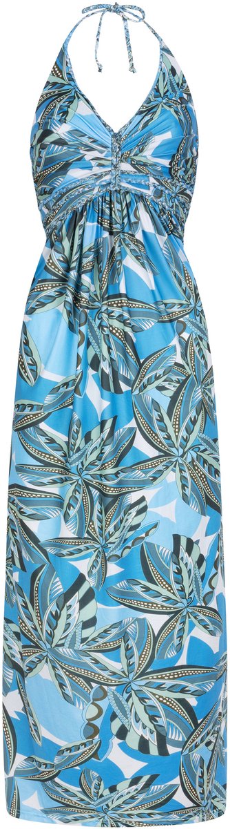 Chic by Lirette - Halter jurk Palm - Caribbean Skyblue - S