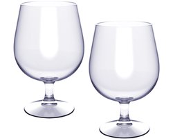 Bierglas ballon PETG 520ml, Hardcup speciaalbierglas. (16 stuks)