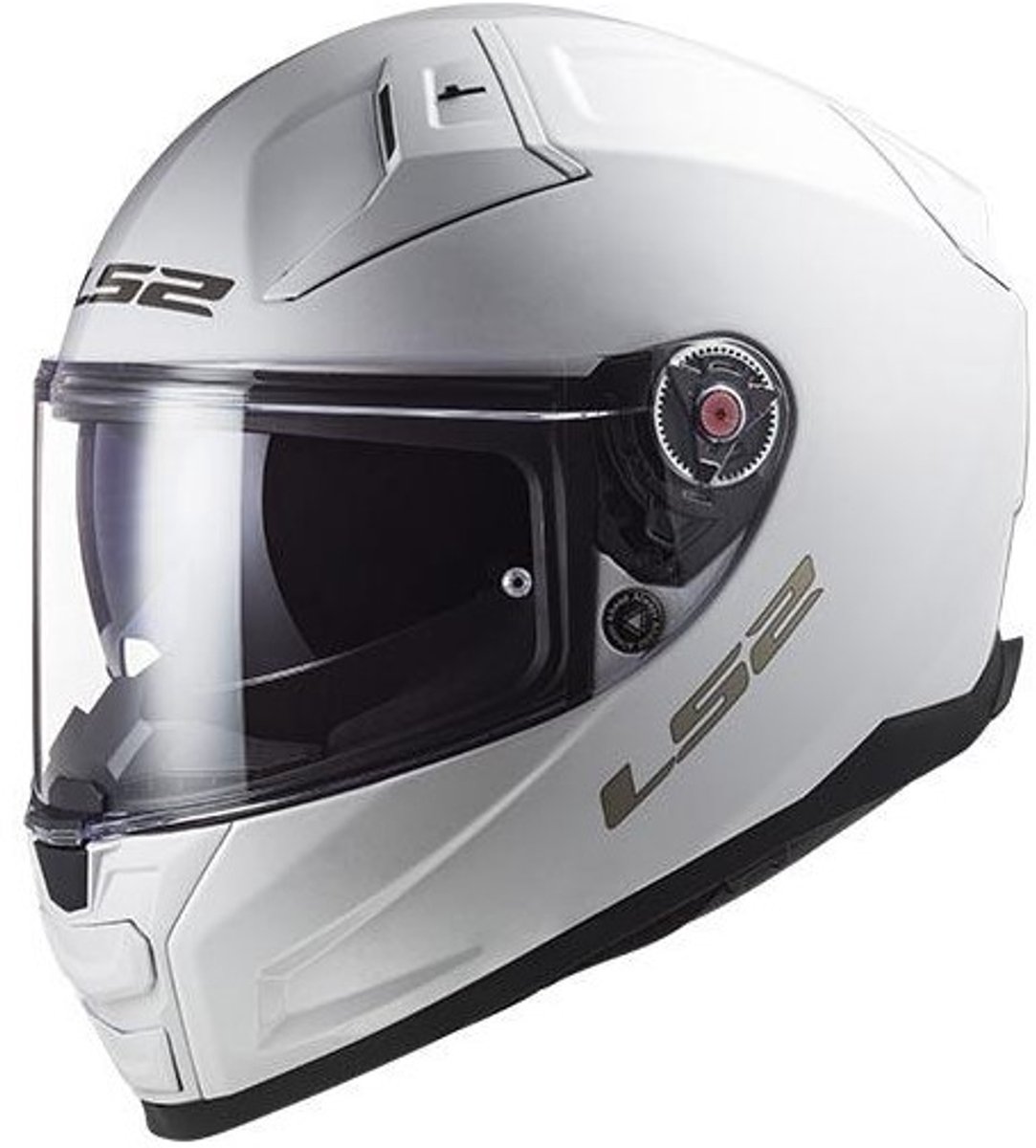 LS2 FF811 Vector II Solid Wit Integraalhelm - Helm
