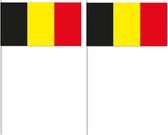 Belgique agitant des drapeaux - 10 pièces - Noir / Jaune / Rouge