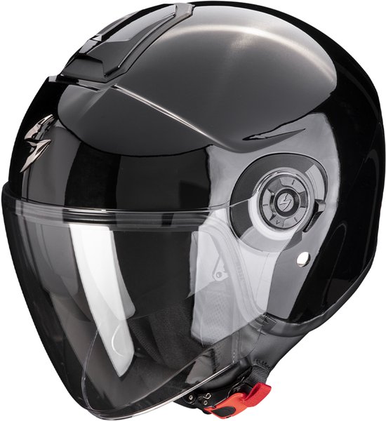 Scorpion Exo-City II Solid Zwart Jethelm - Maat M - Helm