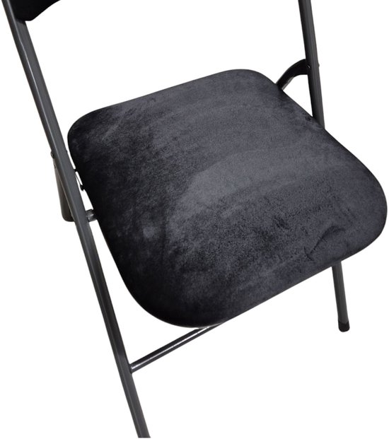 Chaise - Pliable - Zwart