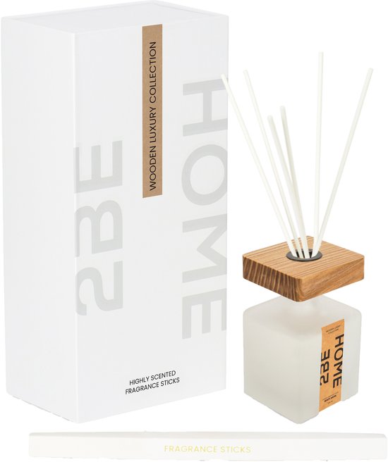 2BEHOME Geurstokjes White Musk - Wit