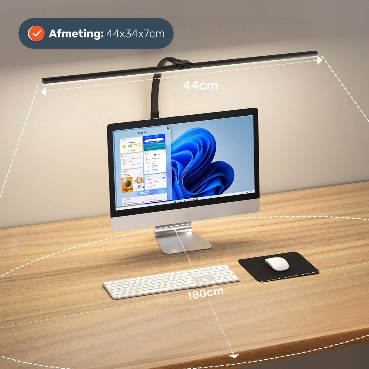 Skoov Bureau lamp LED Dimbaar - Monitor thumbnail 5