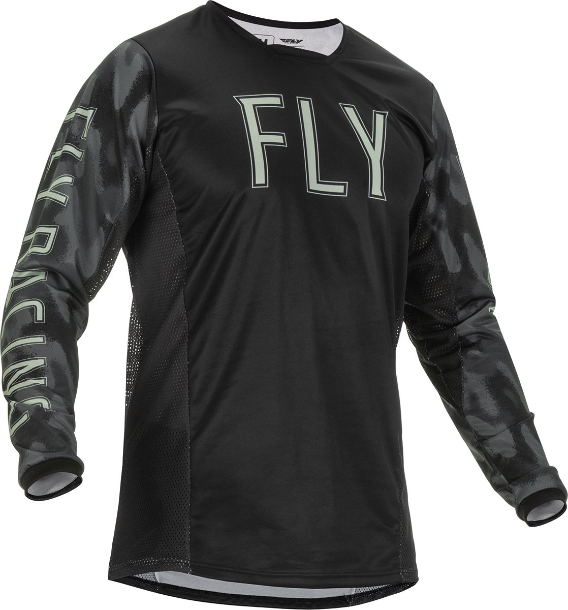 FLY Racing Kinetic S.E. Tactic Zwart Grijs Camo Jersey -