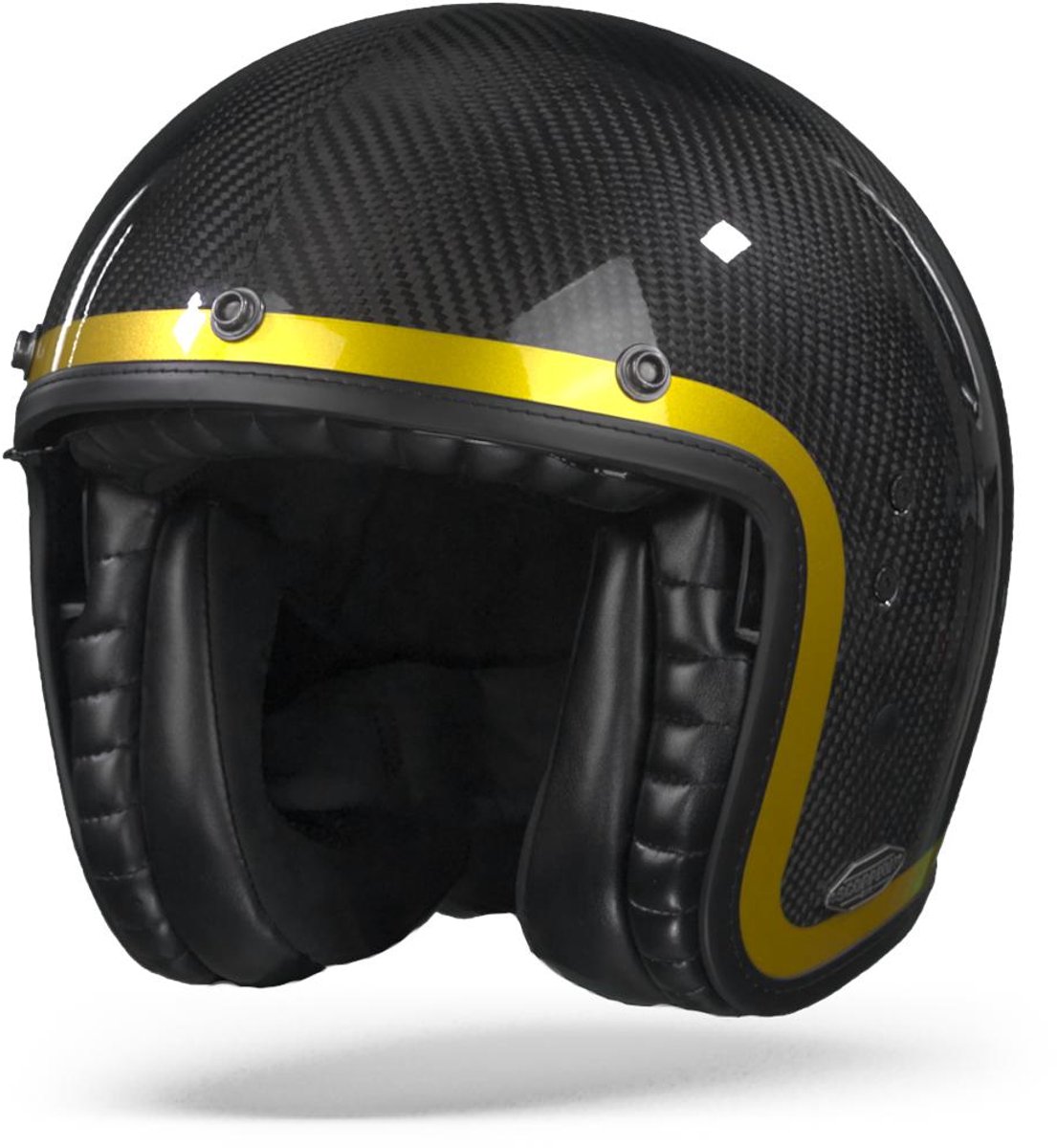 Scorpion Belfast Carbon Lofty Gold Jethelm - Helm