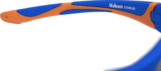 Kinderzonnebril Kris 3-8 jaar - maat M - blauw oranje van Kinder — afbeelding 4