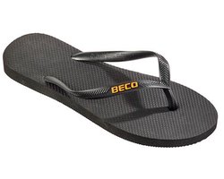 BECO dames teenslippers - zwart - maat 42-43