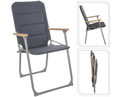 Gardington - Duurzaam Bamboehout - Opvouwbaar - Tuinstoel - Campingstoel – Set van 4