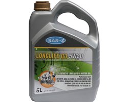 KAR-S - 5w30 motorolie - Volsynthetisch - Longlife C3 - 5 liter