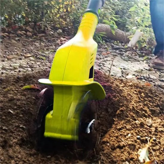 Krachtige Cultivator - Elektrische tuinfrees - Dubbelzijdige werking - Draadloos - Lichtgewicht - Accu - Verstelbare steel - Verticuteermachines - 17cm diep van TotalTools — afbeelding 3