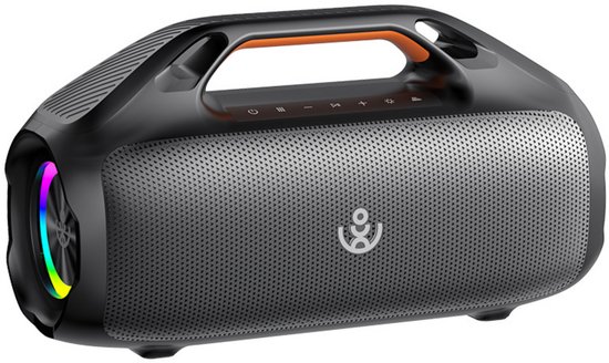 Draadloze Bluetooth Speaker 160W, 4x100W Luidsprekers, Deep Bass, TWS Stereo, 20Uur Batterij, Zwart