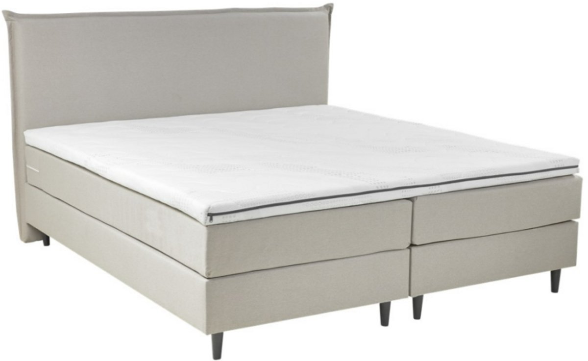 Nessa® - 160x200 Boxspring Swiss Blauw - Complete Boxspring - Inclusief Orthopedische Topper