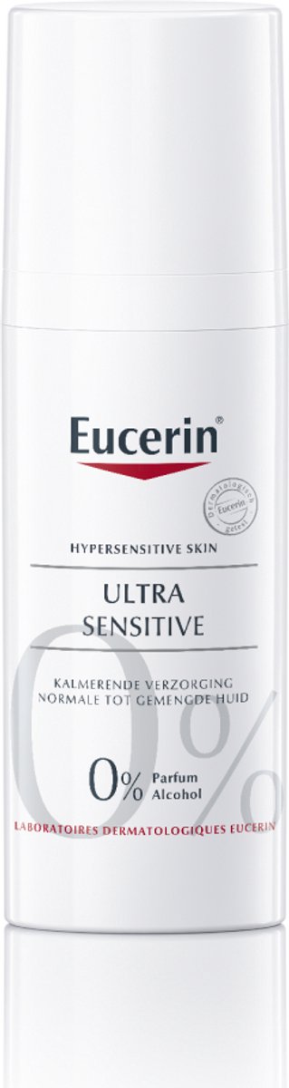 Goedkoopste Eucerin UltraSENSITIVE Kalmerende Dagcreme - Normale tot Gemengde Huid - Rosacea Crème - 50ml