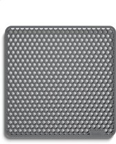 Bodo® – Tapis d'évier en Siliconen Grijs – 37 x 37 cm – Accessoires de vêtements pour bébé de Cuisine – Protection d'évier pour 40 x 50 cm – Sous-verres en Siliconen – Anti rayures – Accessoires de vêtements pour bébé d'évier