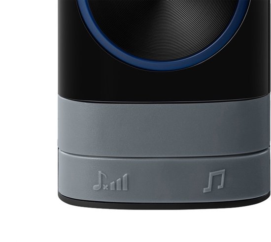 Sonnette sans fil Vlectro - Zwart - 2 récepteurs enfichables - Perfect pour les grandes maisons