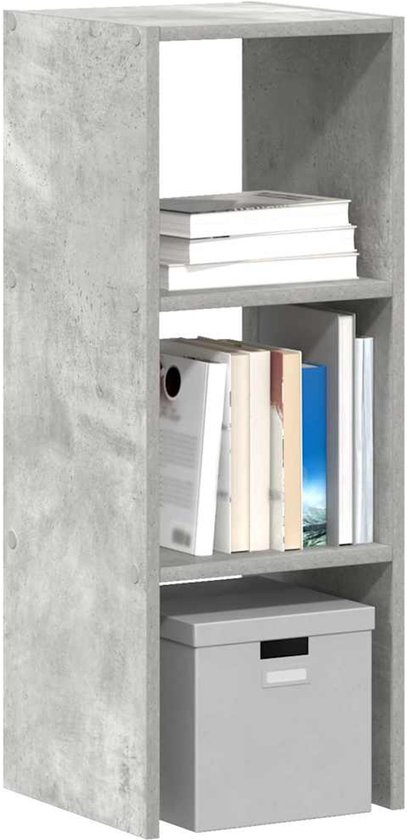 VidaXL Boekenkast 40x24x143 cm bewerkt hout betongrijs