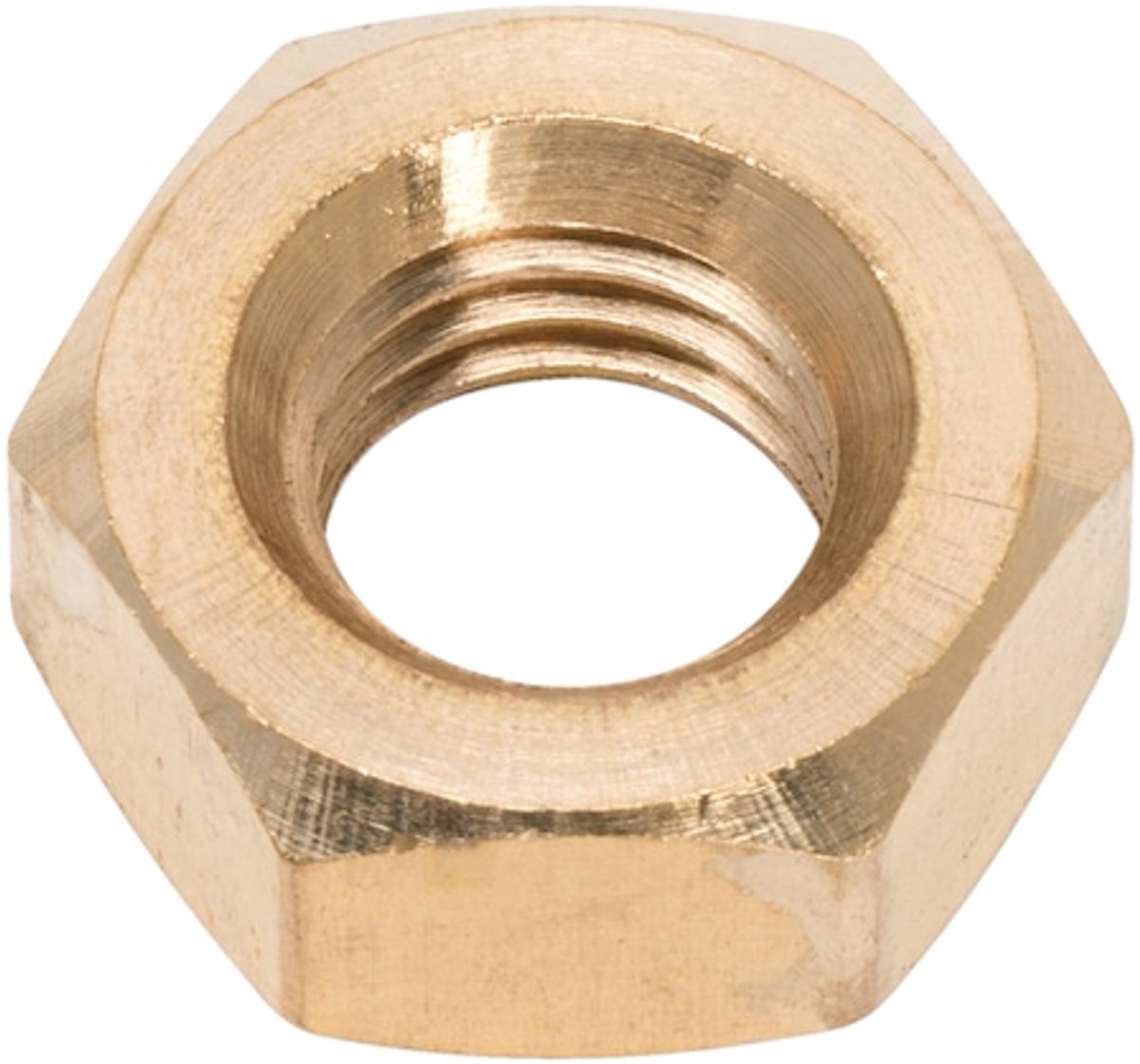 Wurth - Onbekende titel - zeskantmoer din 934 messing, blank - x 25 st
