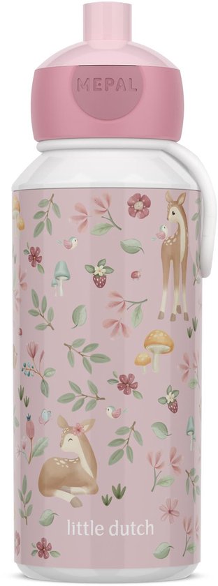 Mepal pop-up Mepal Campus Little Dutch - 400 ml - Fermeture hermétique - Gobelet pour enfants - Garden des Fées