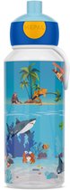 Gourde pop-up Mepal Campus - 400 ml - Fermeture hermétique - Gobelet pour enfant - Tropical Ocean
