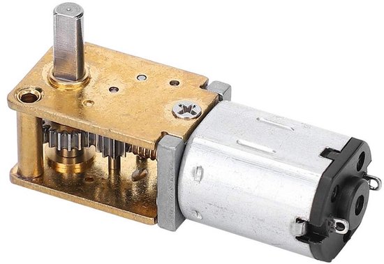 Mini moteur à engrenages, N20 CC 6 V 30 tr/min Moteur à engrenages à réduction Mini-retard Moteur à engrenages Micromoteur pour robot-voiture intelligente Impression 3D