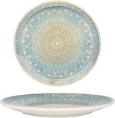 Assiette à dessert Bonna - Rivus Ethnic - Porcelaine - 21 cm - lot de 6