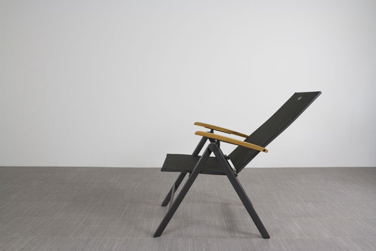 Hartman Set de 4 chaises réglables Napoli - Teck