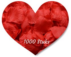 1000 Rozenblaadjes - Rozenbladeren - Feestdecoratie - Valentijn - Valentijnsdag - Huwelijk - Verloving - Verjaardagscadeau - Cadeautje - klein cadeautje