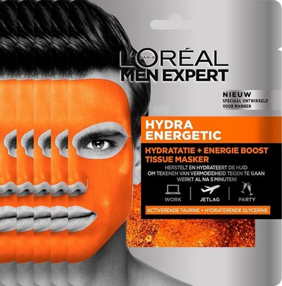 L'Oréal Paris Men Expert Hydra Energetic Tissue Gezichtsmasker