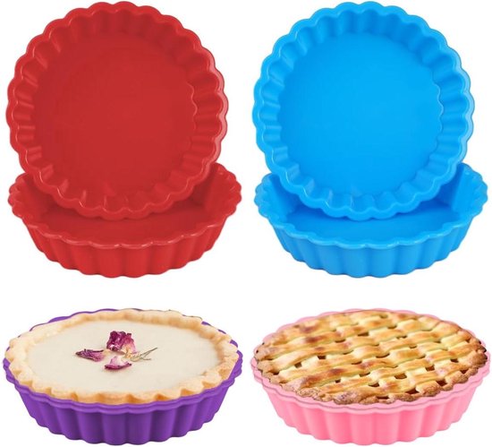 24 stuks muffinvormpjes, siliconen, 8 kleuren, mini-cupcake-vormen, herbruikbare muffinvormen van hoogwaardige siliconen vormen, siliconen muffinvormpjes, BPA-vrij, voor muffins en cupcakes