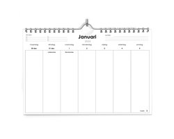 Huurdies ® - Weekkalender 2025 - A4+ - 52 vel