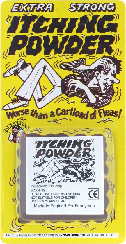 Zakje met jeukpoeder - Fopartikelen - prank - feestartikelen - jeukende poeder