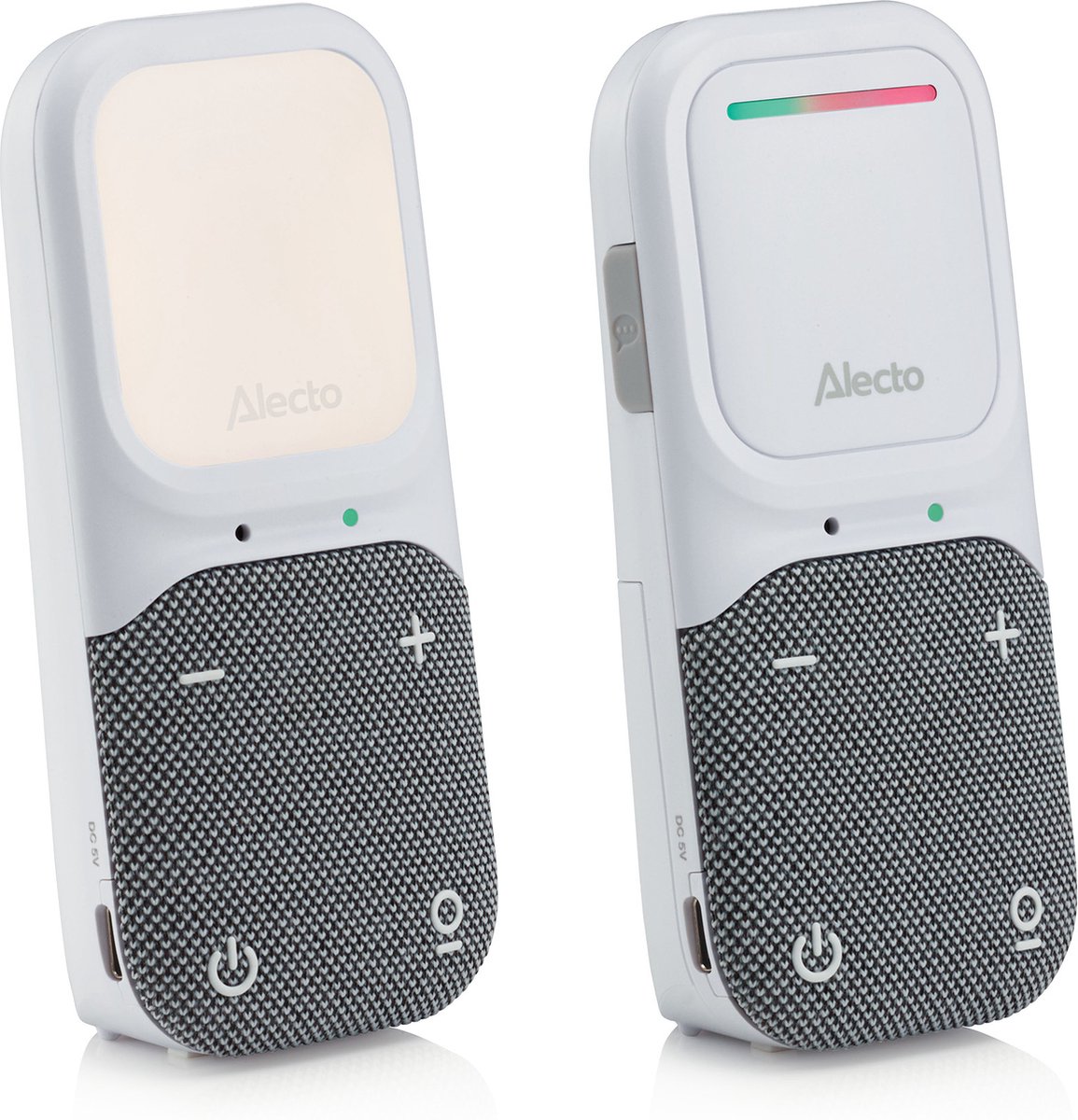 Afbeelding 3 van Alecto Babyfoon - Full Eco DECT Audio Babyfoon - Nachtlampje - Lange stand-by tijd - DBX135 - Wit Grijs