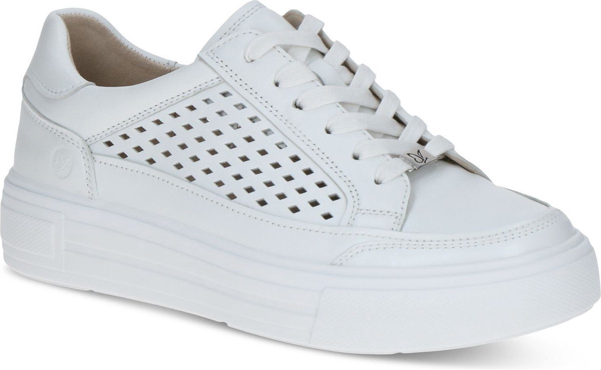 CAPRICE Femme Damen 9-28206-44 Sandale à Talon, White Comb, 37 EU